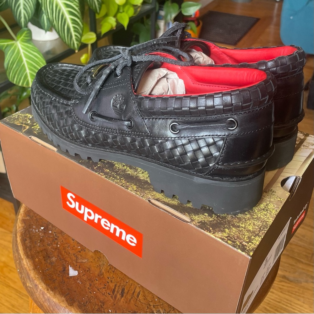 *SOLD* Supreme x Timberland Leather Woven Lug Shoe - Picture 3 of 5